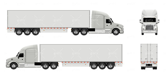 Big Rig | Tractor Truck Vehicle Template