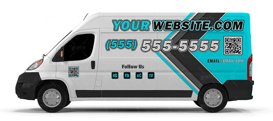 Shop Van Design Template | 0402
