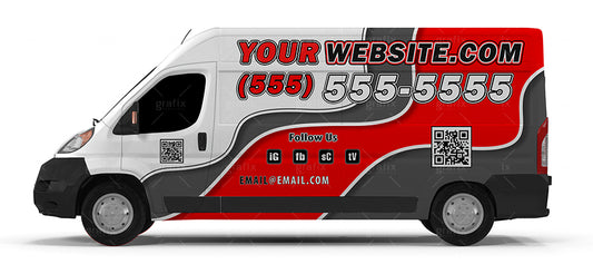 Shop Van Design Template | 0401