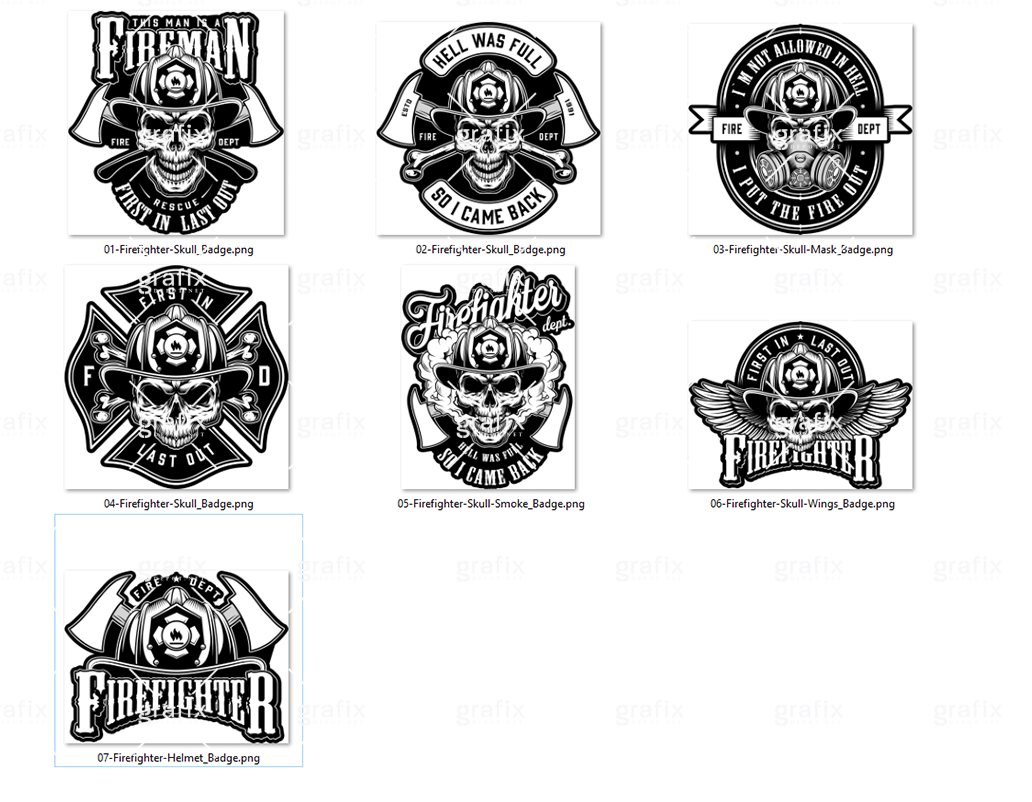Firefighter Badges Vo.1