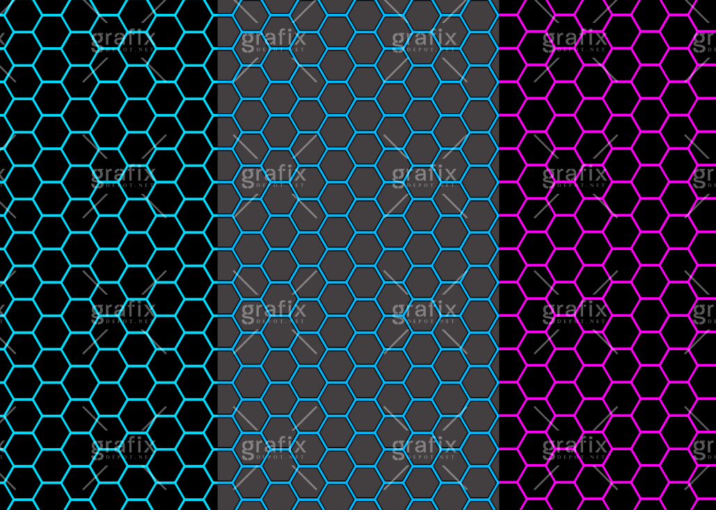 Hexagon Backgrounds Vol.1