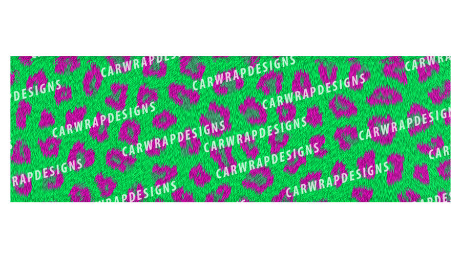 Cheetah Fur | Pink and Green Background