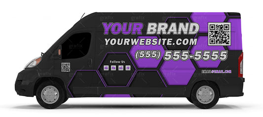 Shop Van Design Template | 0403