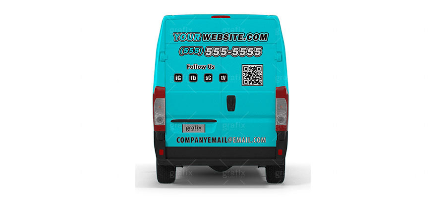 Shop Van Design Template | 0402