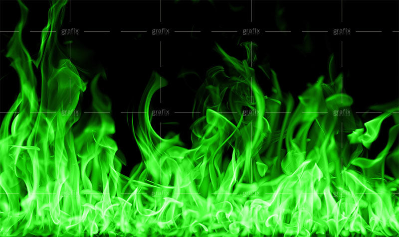 Green Flame Background – Motorcycle Edition
