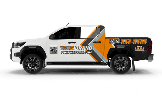 Shop Truck 4D Design Template | 0304