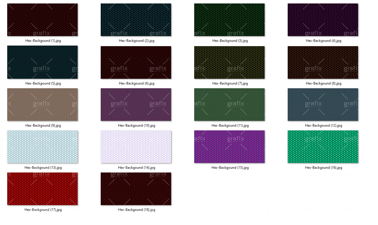 Hexagon Backgrounds Vol.1