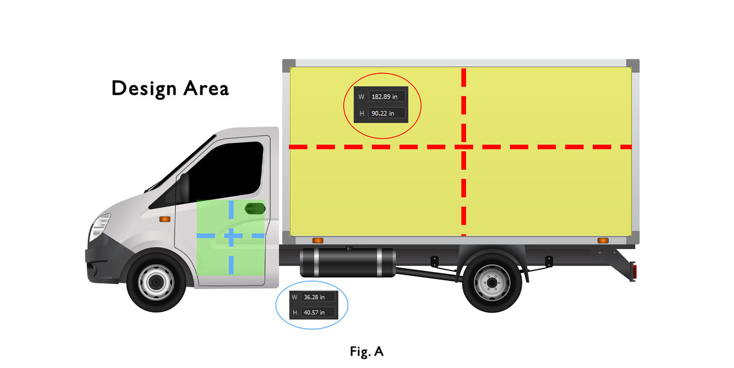 Box Truck 16ft | BBQ Vehicle Wrap Template