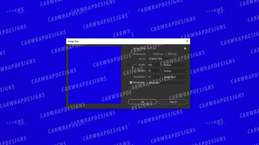 Brushed Metal | Blue Background