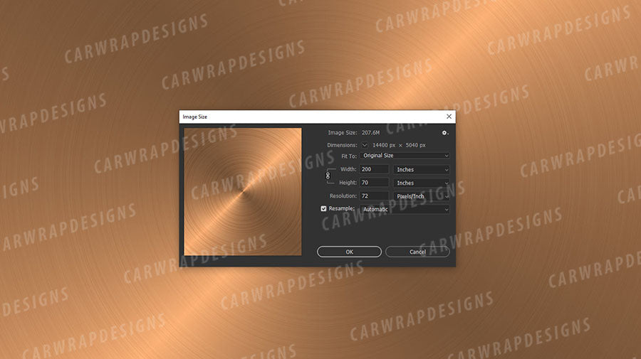 Brush Metal | Copper Background