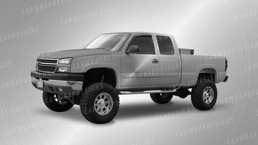 Brushed Metal Circle Pattern | Silver Background