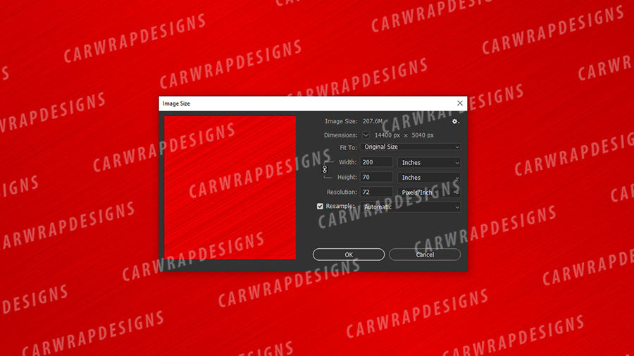 Brush Metal | Red Background