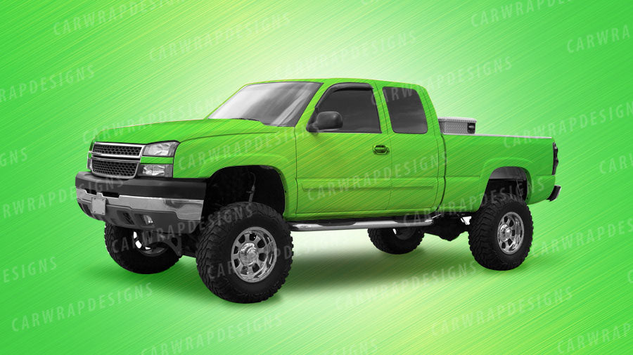 Brushed Metal | Lime Green Background