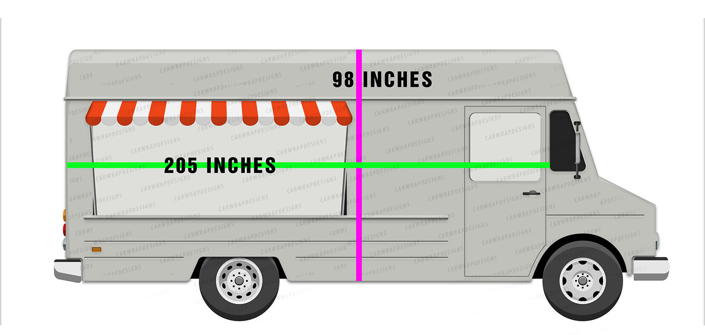 Pizza Truck | Food Truck Vehicle Template