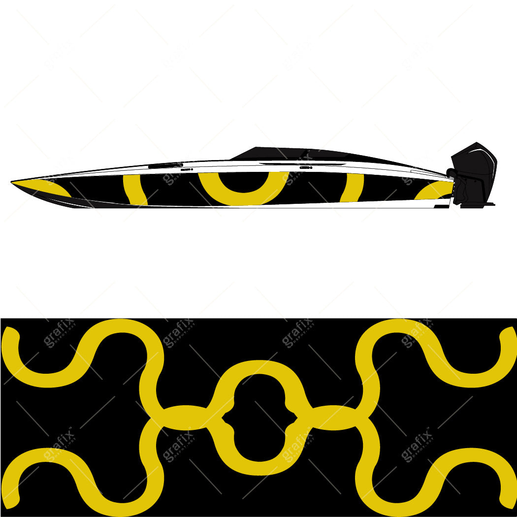 Cig Boat Vector Graphic 002