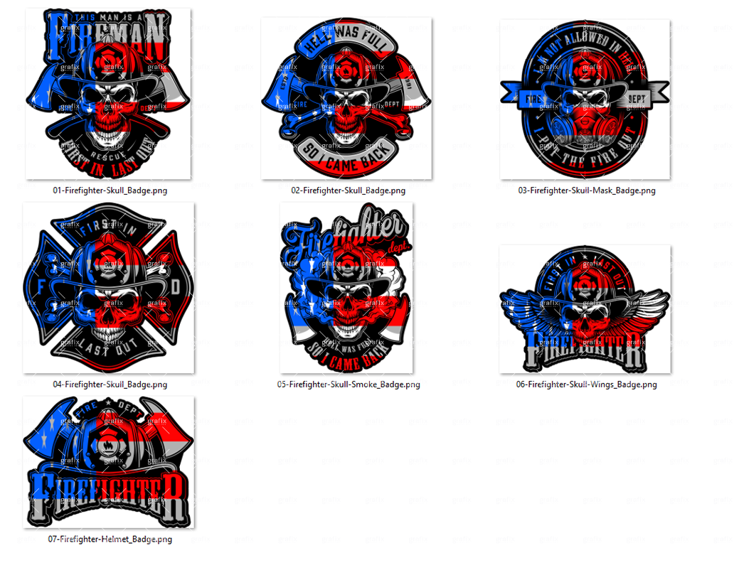 Firefighter Badges Vo.1