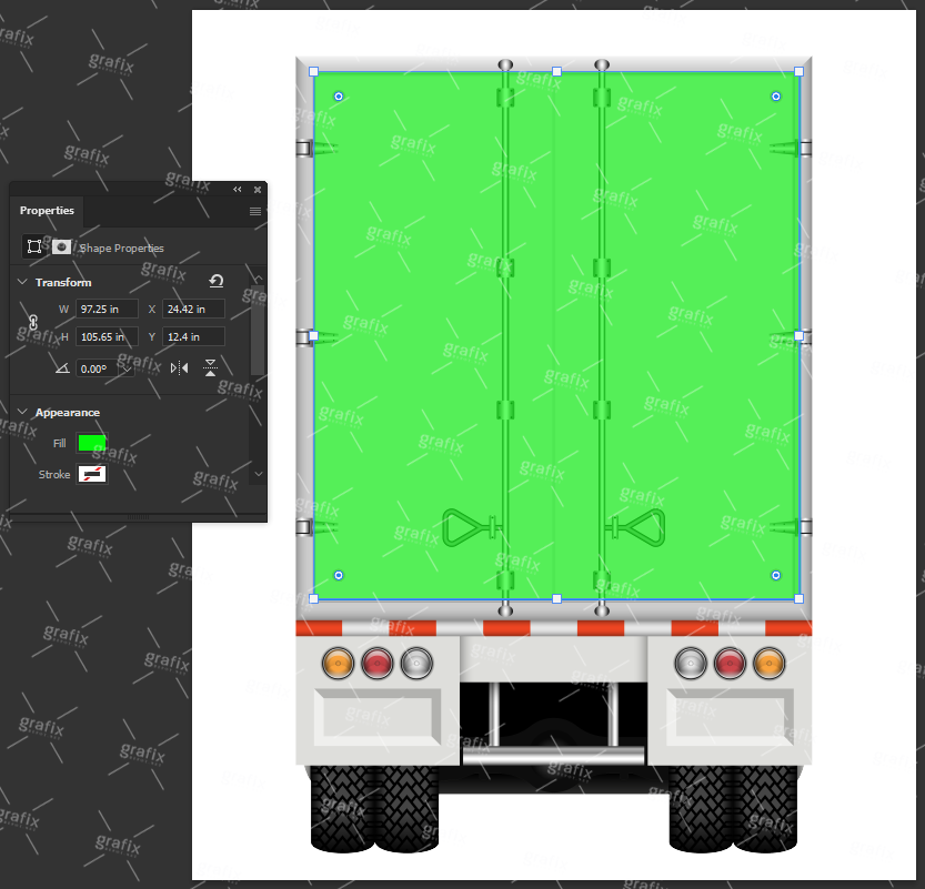 Big Rig | Tractor Truck Vehicle Template