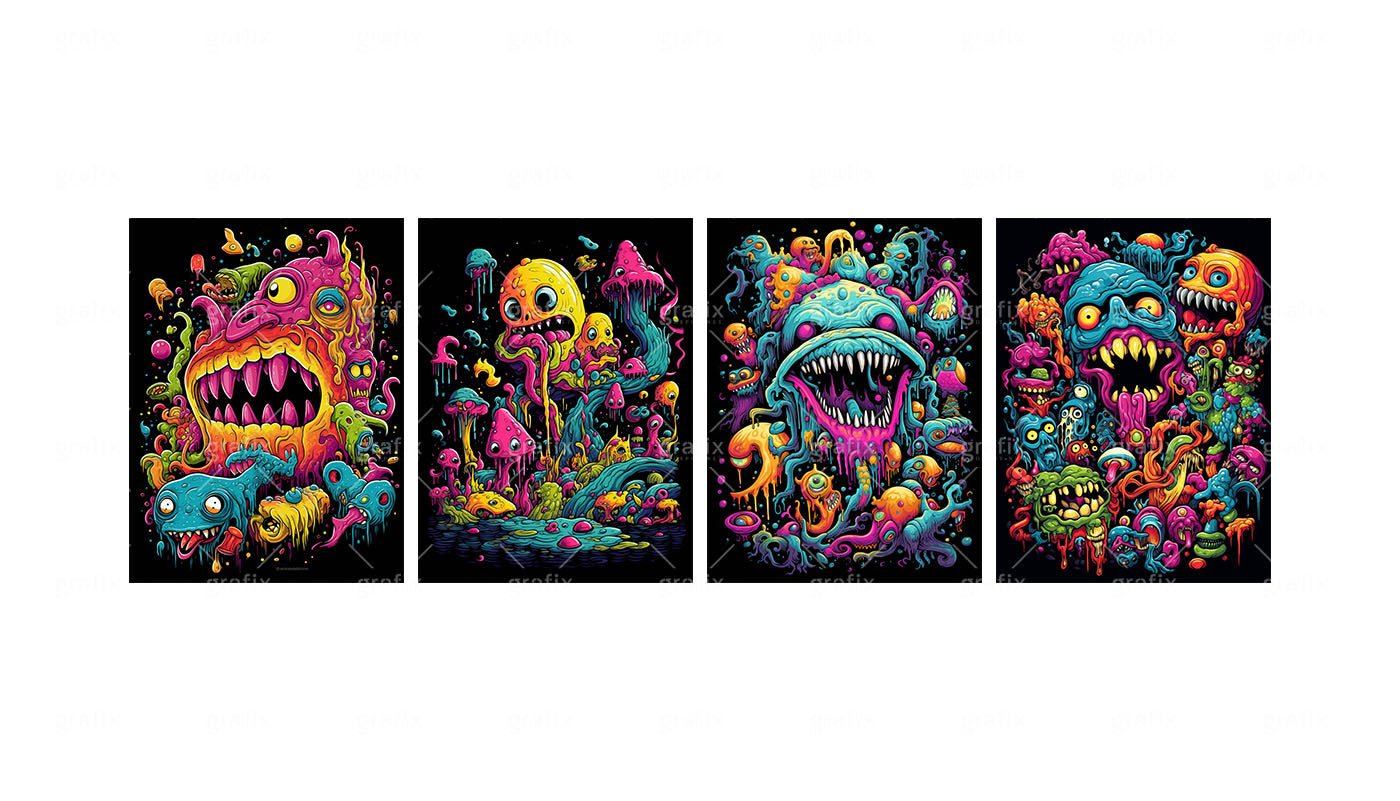 Monster Image 4-Pack