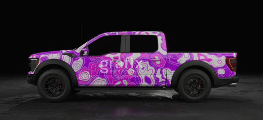 Tactical Map Background – Purple