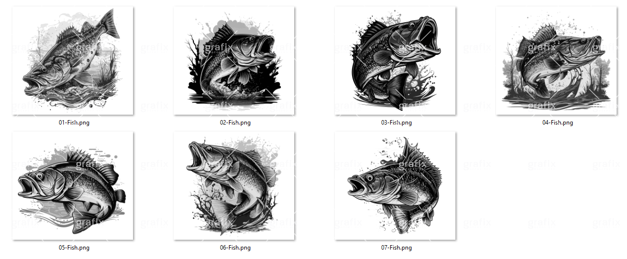 Patriotic Bass Fish