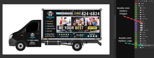 Box Truck 16ft | Fitness Vehicle Template