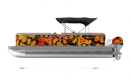 Tacticle Map Background - Orange