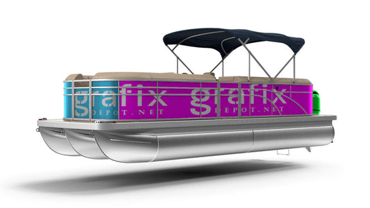 Pontoon Boat Mock Up