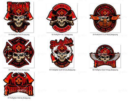 Firefighter Badges Vo.1