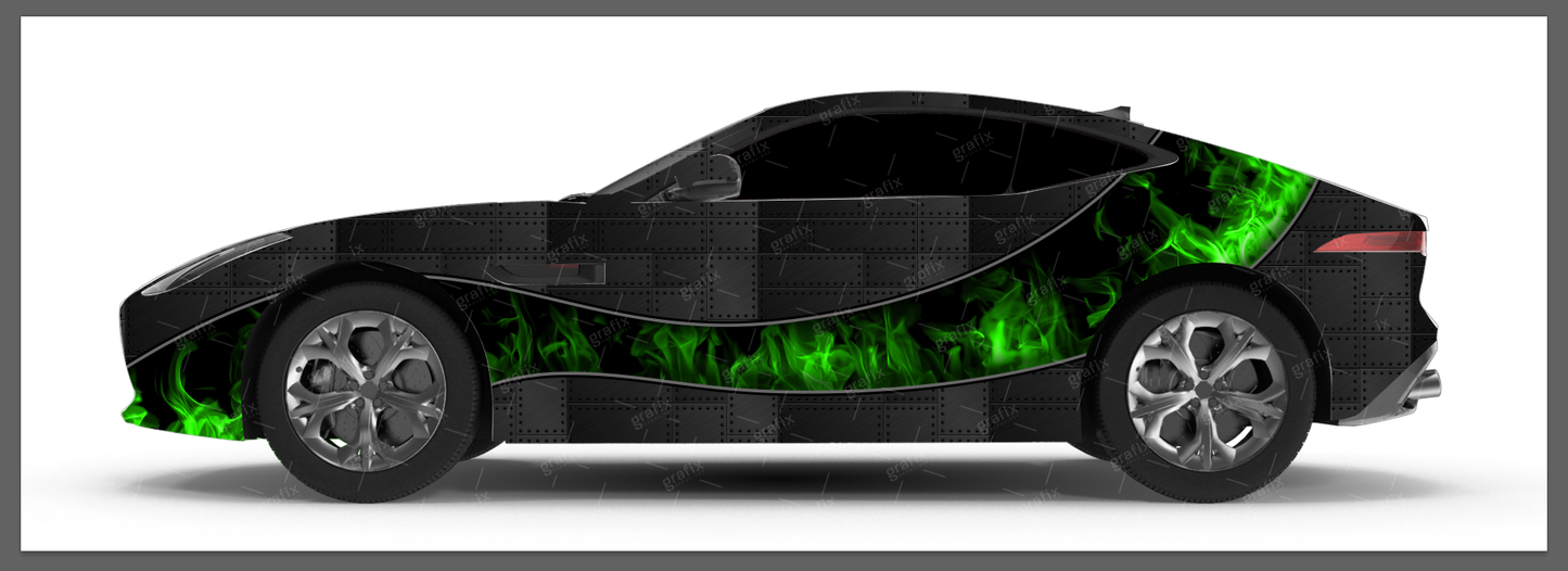 Flame Metal Background Collection Vol.1