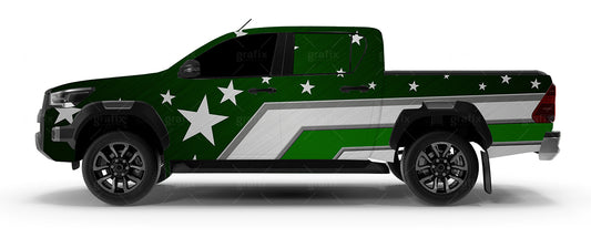 Stars & Stripes Background - Green