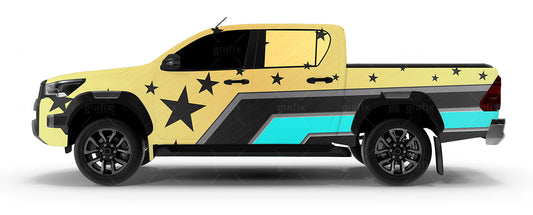 Stars & Stripes Background - Retro