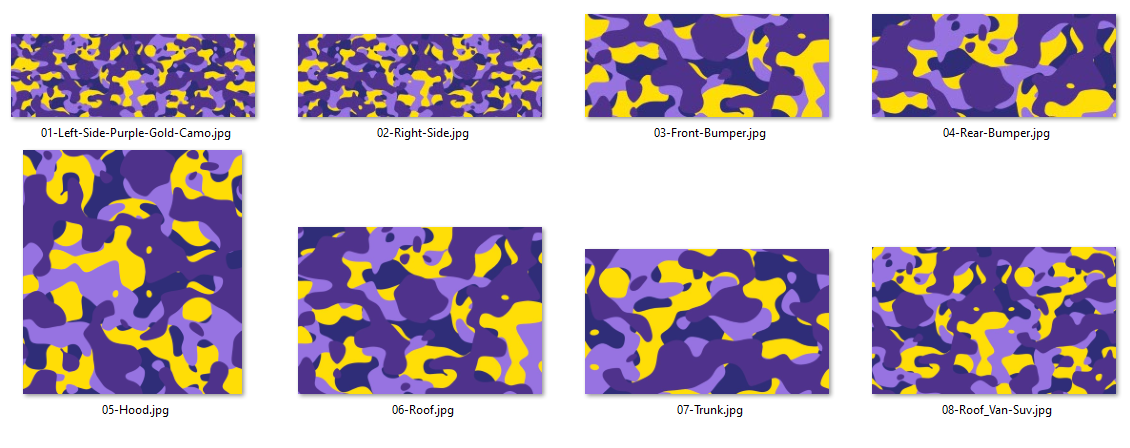 Camo Car Kits Vol.2