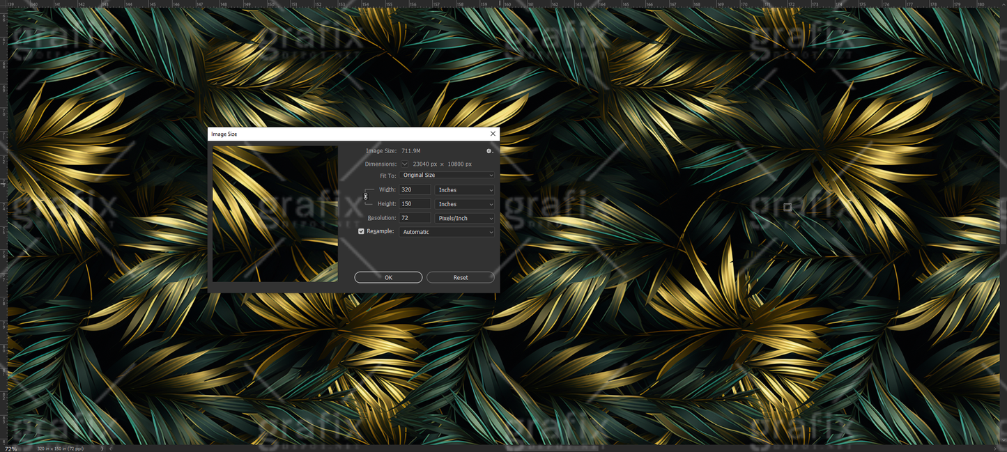 Palm Leaves Background