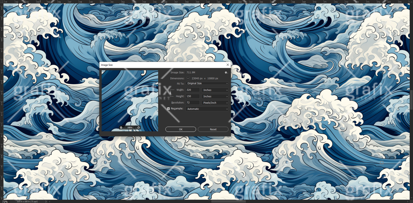 Ocean Waves Pattern