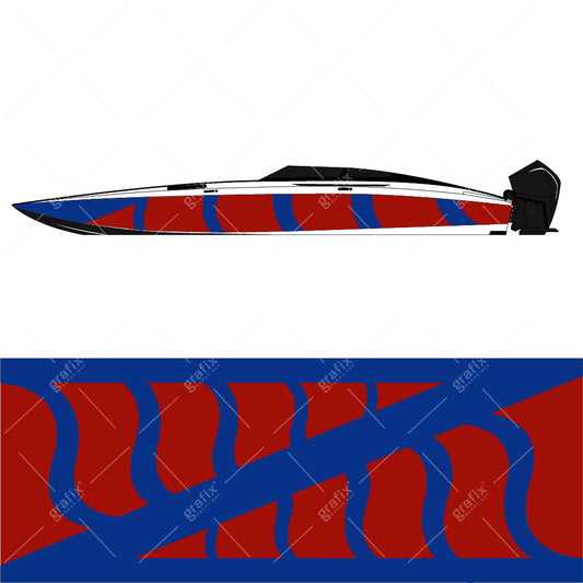Cig Boat Vector Graphic 001