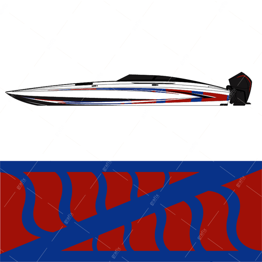 Cig Boat Vector Graphic 001