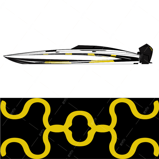 Cig Boat Vector Graphic 002