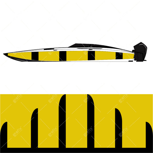 Cig Boat Vector Graphic 004