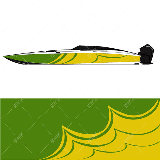 Cig Boat Vector Graphic 005