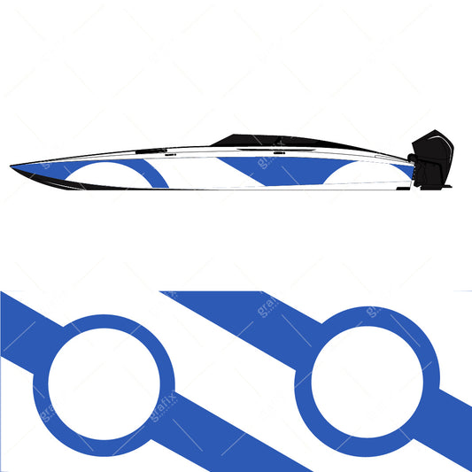 Cig Boat Vector Graphic 008
