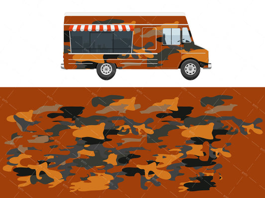 Food Truck Vector Graphic 02