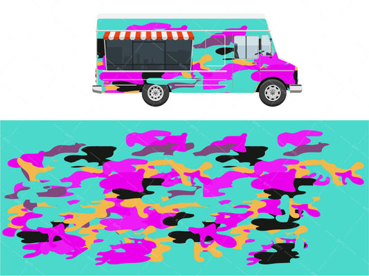 Food Truck Vector Graphic 09