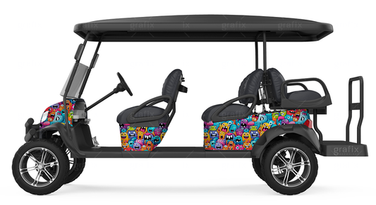 Monsters Seamless Pattern