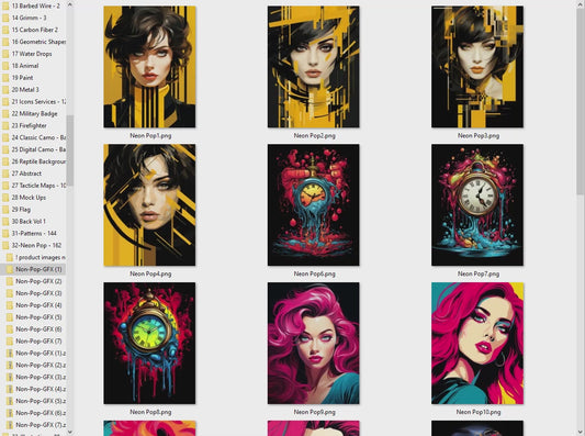 Neon-Pop | GFX Image Pack